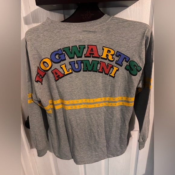 Harry Potter Hogwarts Gray Long Sleeve Top 14/16 - Picture 3 of 5